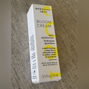 🌟 Beekman 1802 Bloom Cream Daily Moisturizer travel size 0.5 oz new in box